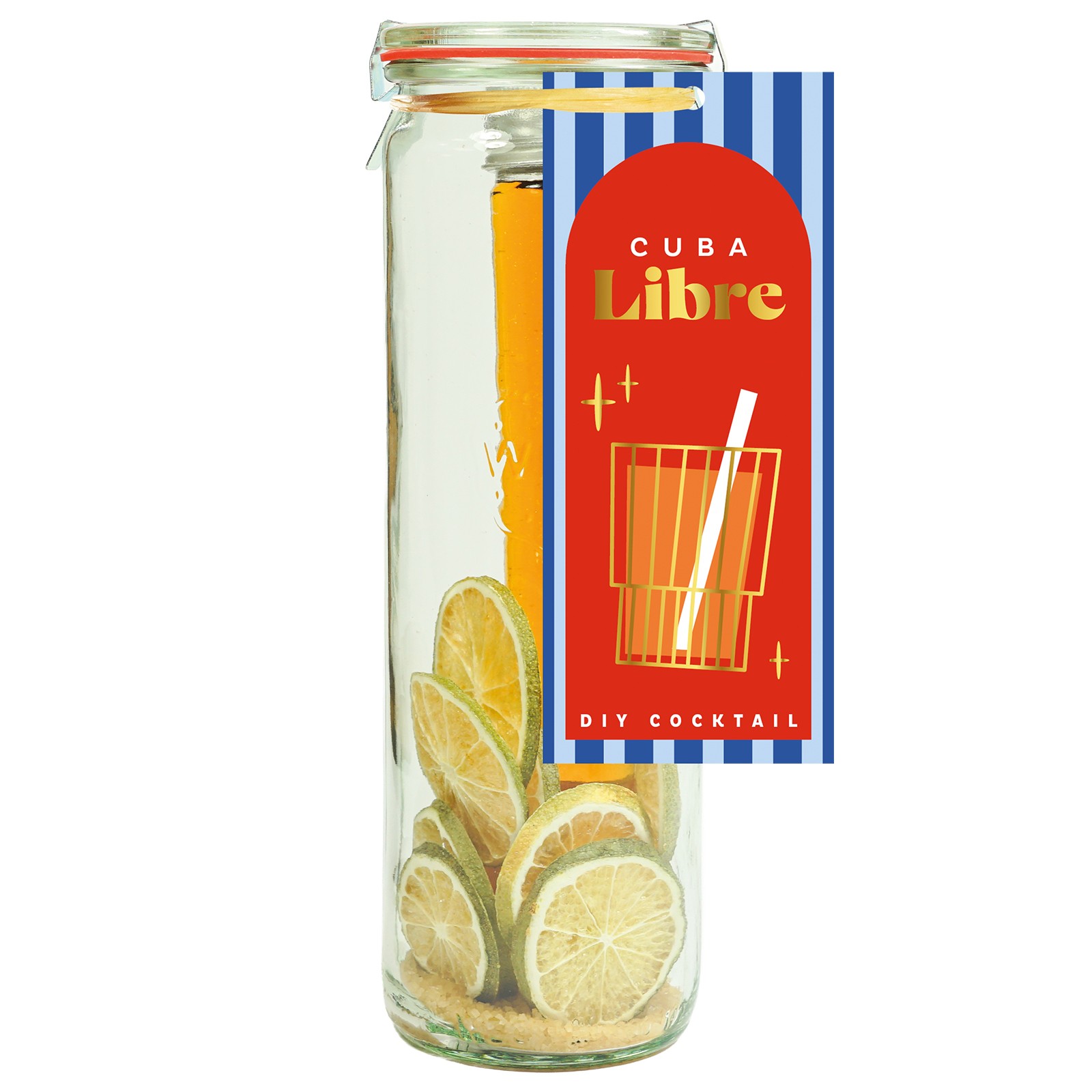 Cuba Libre Cocktail-Ansatzmischung im Weckglas, inkl. Alkohol