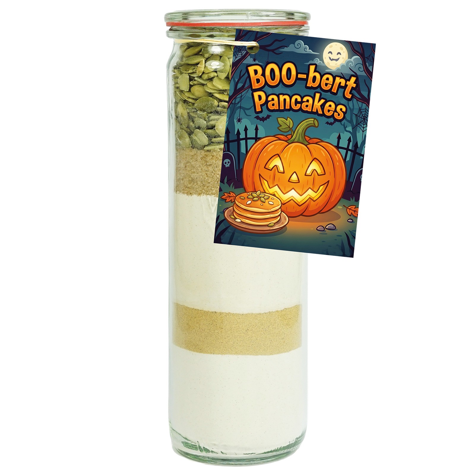 Boo-Bert Pancakes - Backmischung für Kürbispancakes im Weckglas