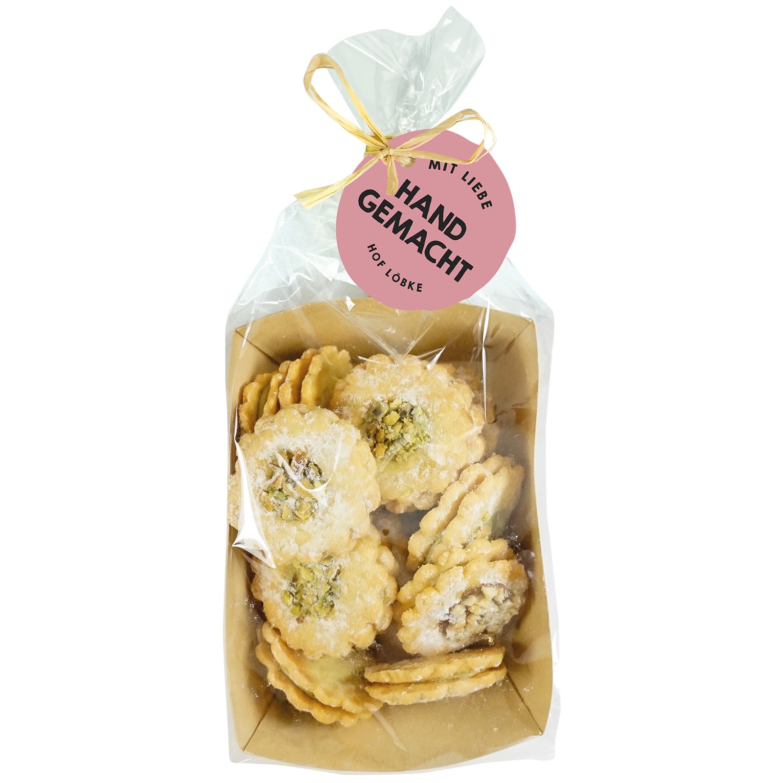Pistazien Plätzchen "Linzer Art" in der Tüte