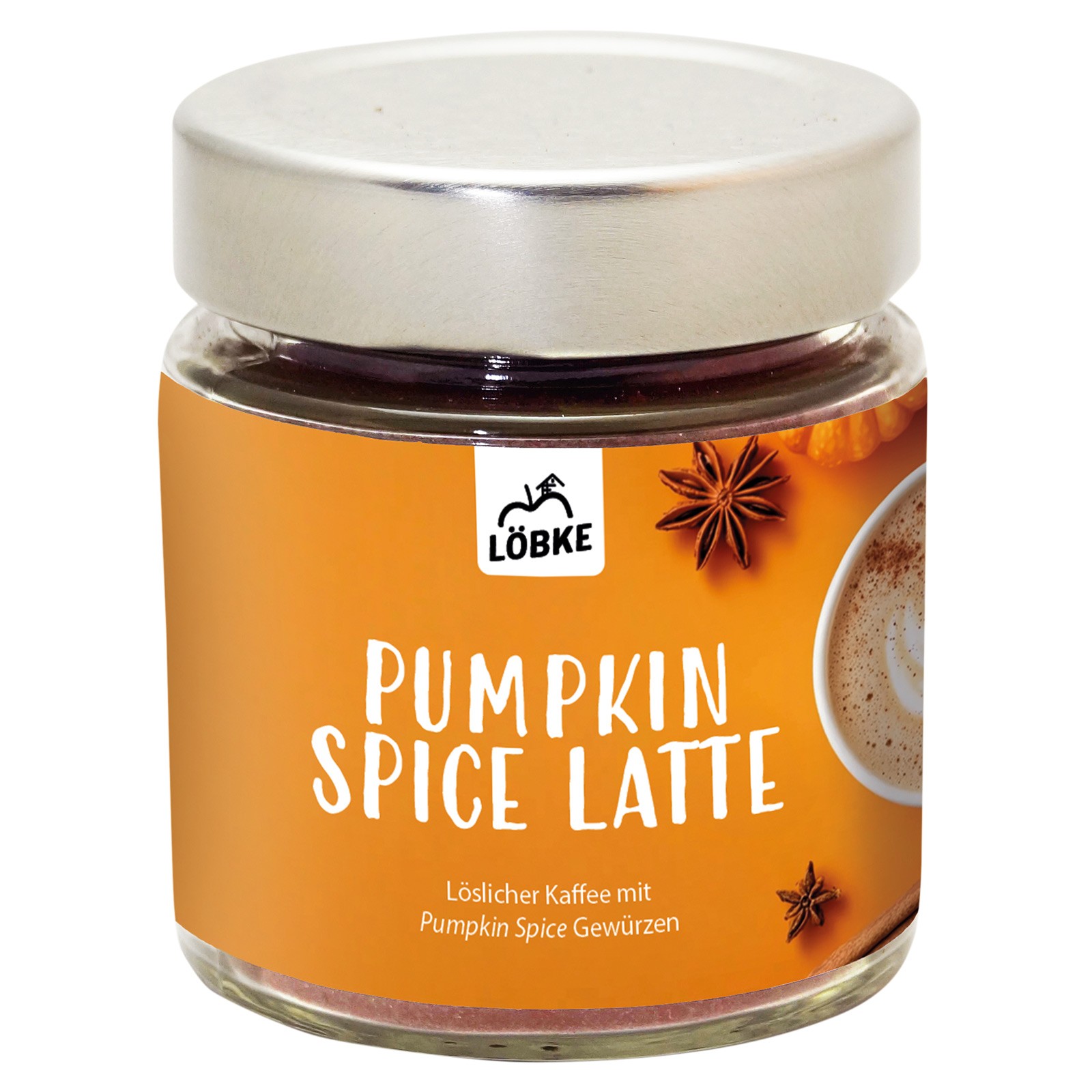 Kaffeepulver Pumpkin Spice Latte im Schraubglas Kaffeepulver Pumpkin Spice Latte im Schraubglas