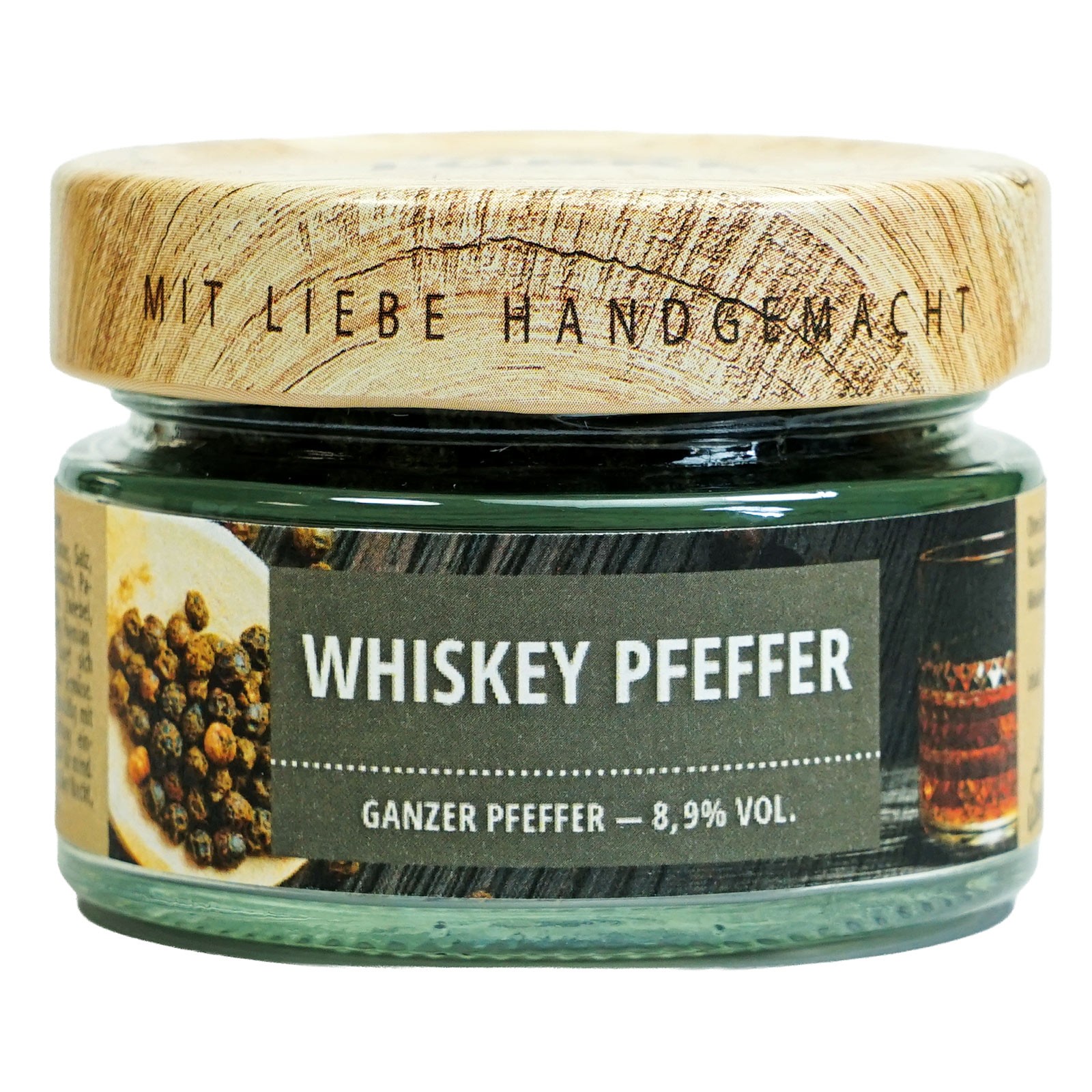 Whiskey-Pfeffer im Schraubglas