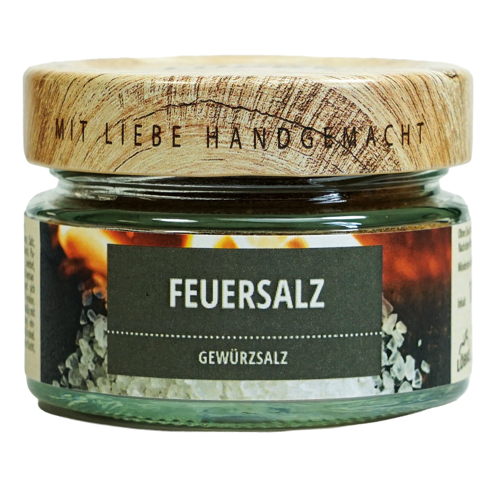Feuersalz im Schraubglas