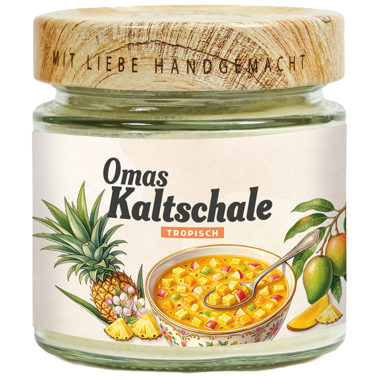 Kaltschalenpulver Tropisch im Schraubglas Kaltschalenpulver Tropisch im Schraubglas