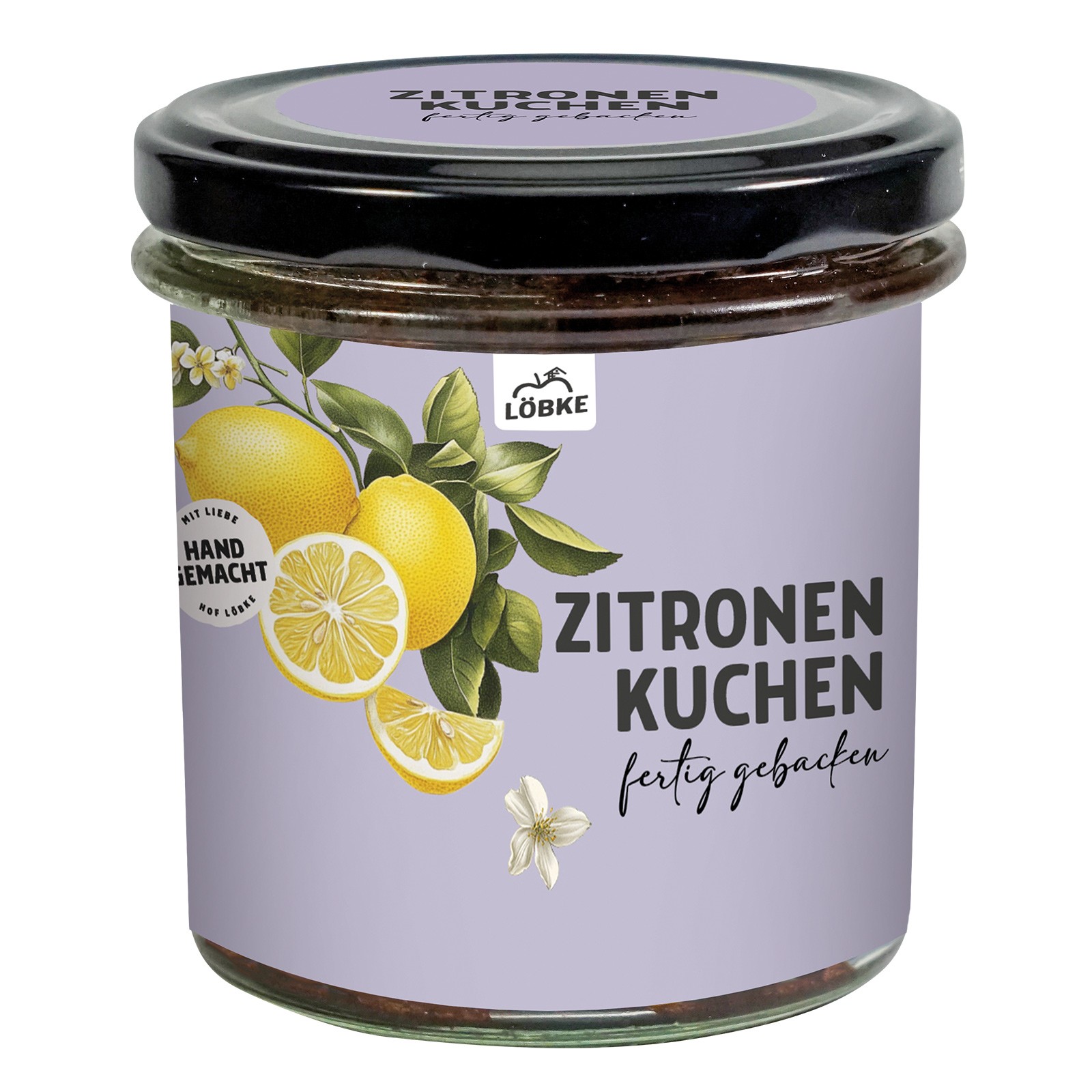Zitronen-Kuchen im Schraubglas - fertig gebacken Zitronen-Kuchen im Schraubglas - fertig gebacken