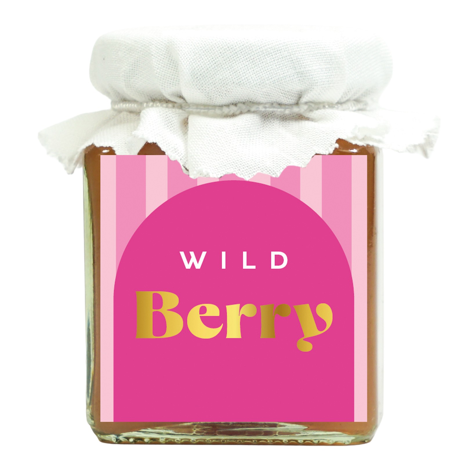 Wildberry Weinaperitif-Gelee, 100g im Schraubglas mit Tuch