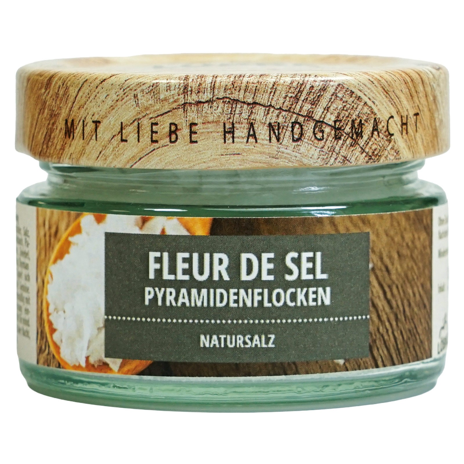 Fleur de Sel ¨Pyramidenflocken¨ im Schraubglas