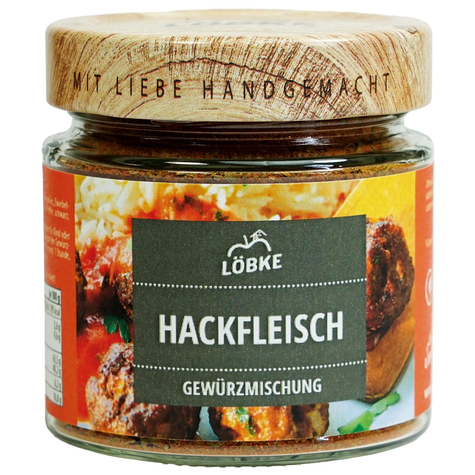 Hackfleisch Gewürzmischung im Schraubglas