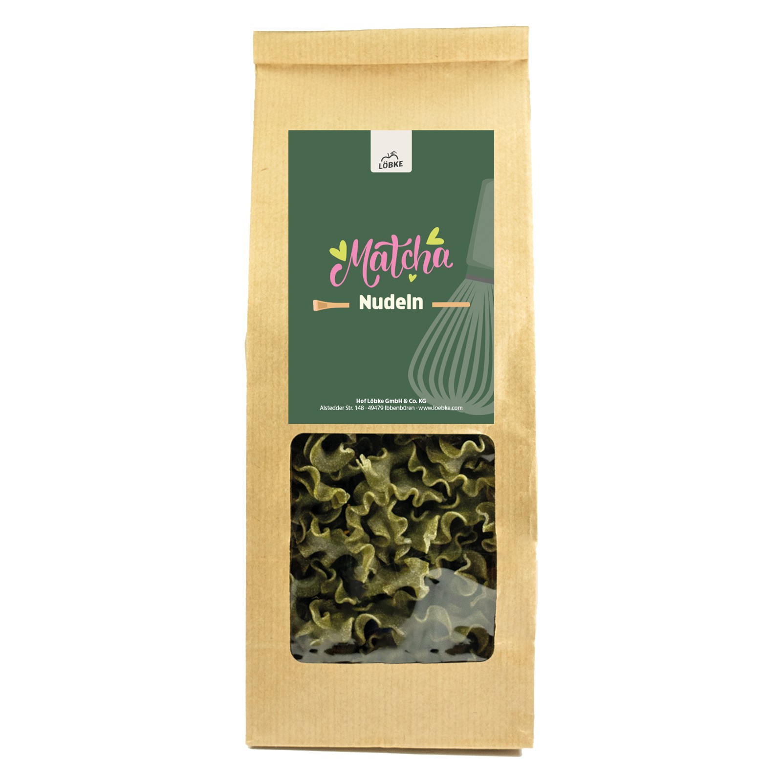 Matcha Nudeln in der Tüte - Matcha Serie
