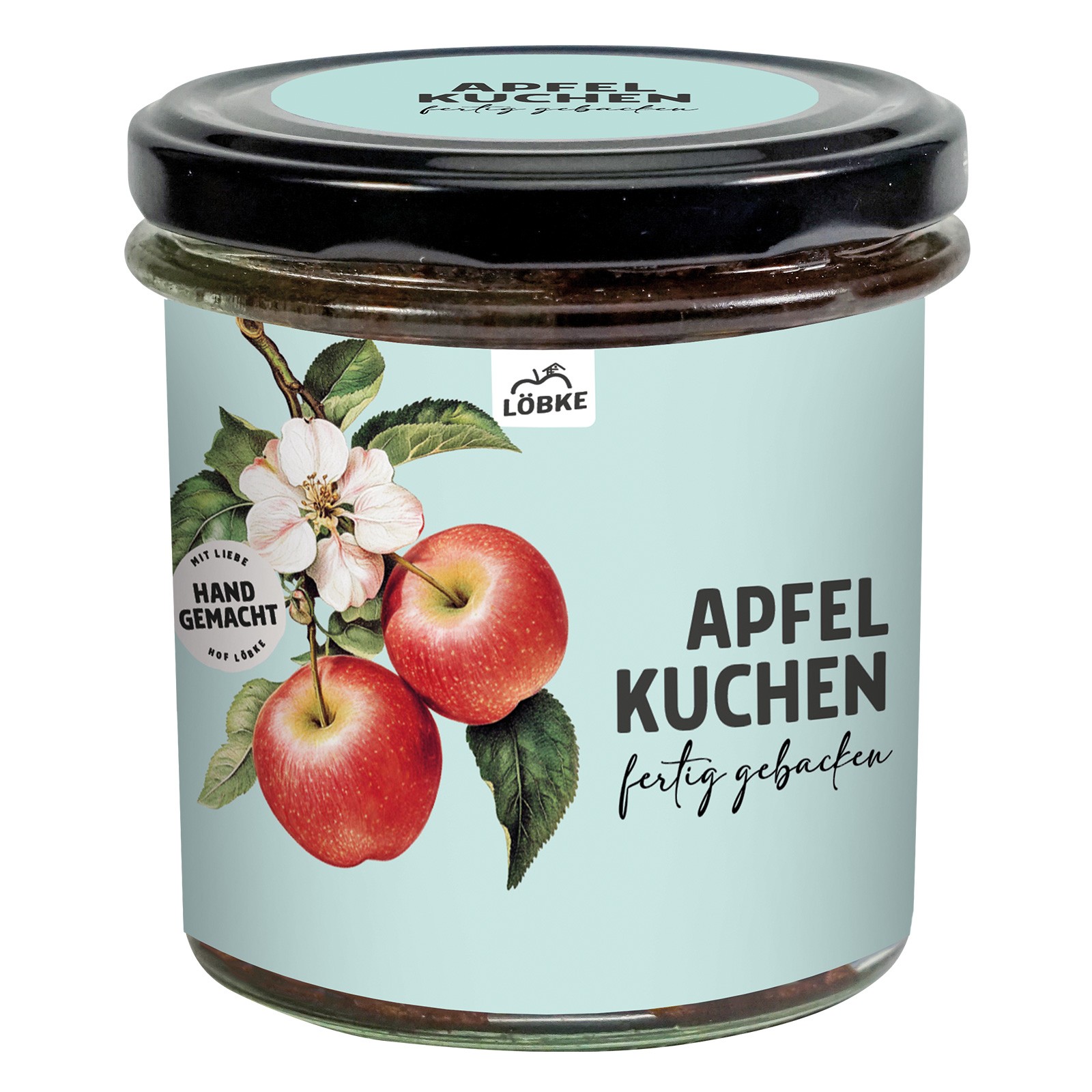 Apfel-Kuchen im Schraubglas - fertig gebacken Apfel-Kuchen im Schraubglas - fertig gebacken