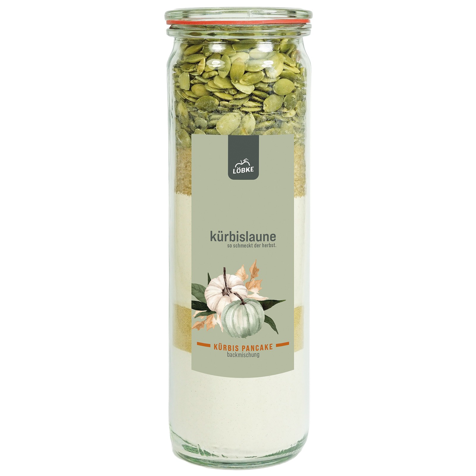 Backmischung Kürbis-Pancakes im Weckglas - Kürbislaune Edition